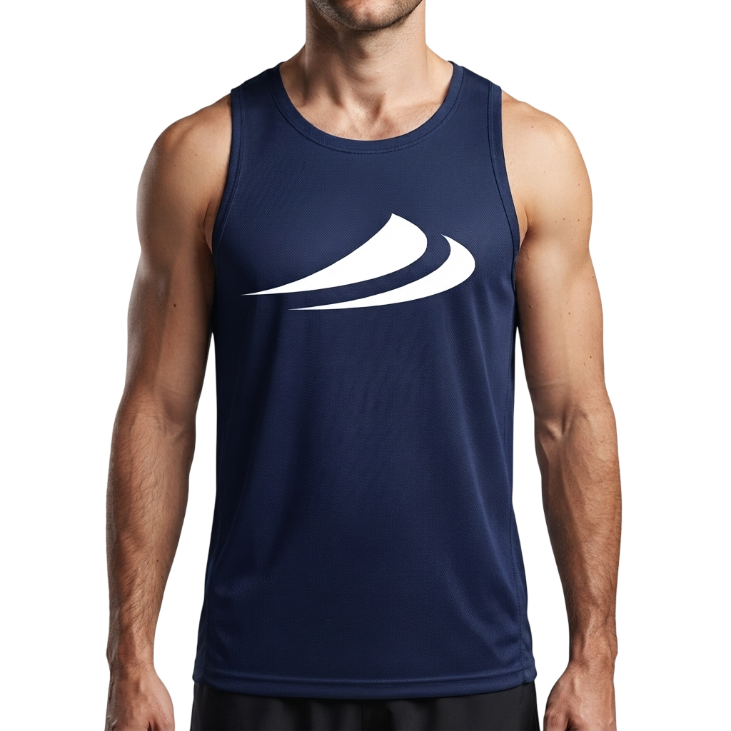 Regata Dry Fit Masculina Azul
