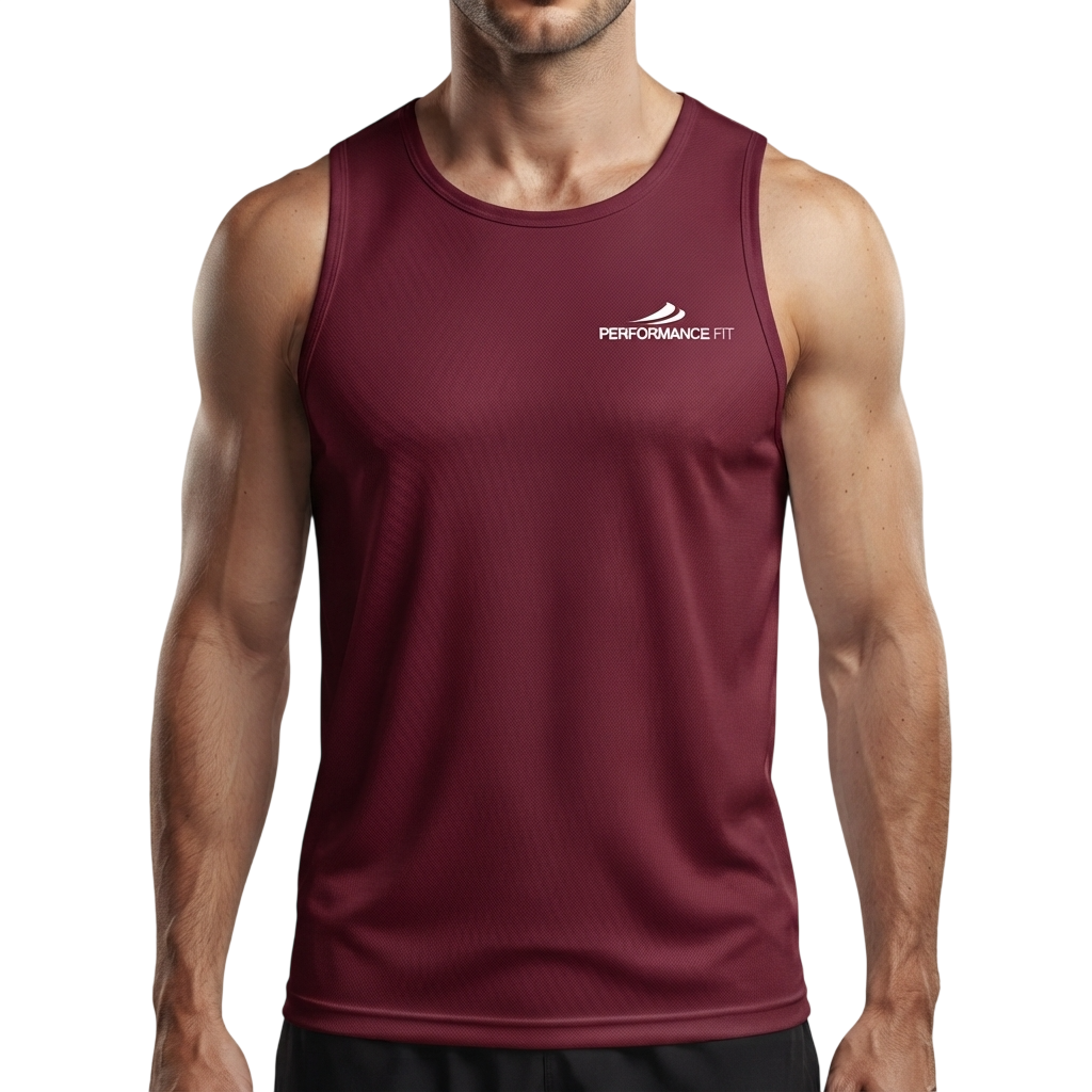 Regata Dry Fit Masculina Vermelha