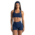 Conjunto Fitness Feminino Top e Short Azul