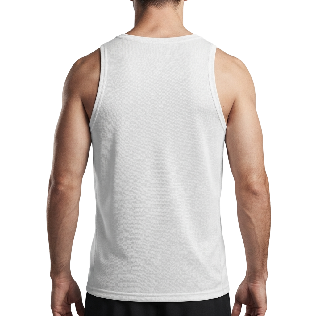 Regata Dry Fit Masculina Branca