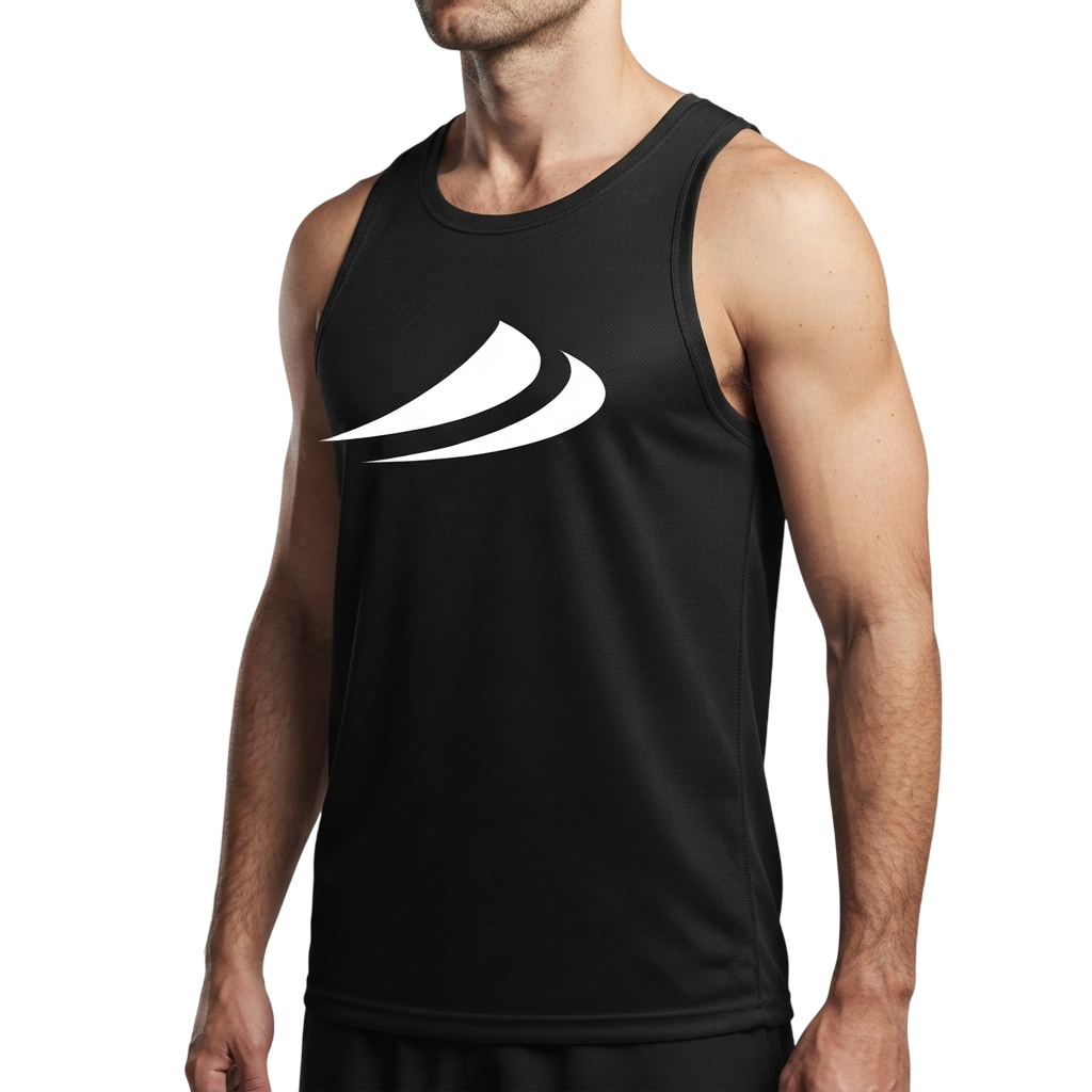 Regata Dry Fit Masculina Preta