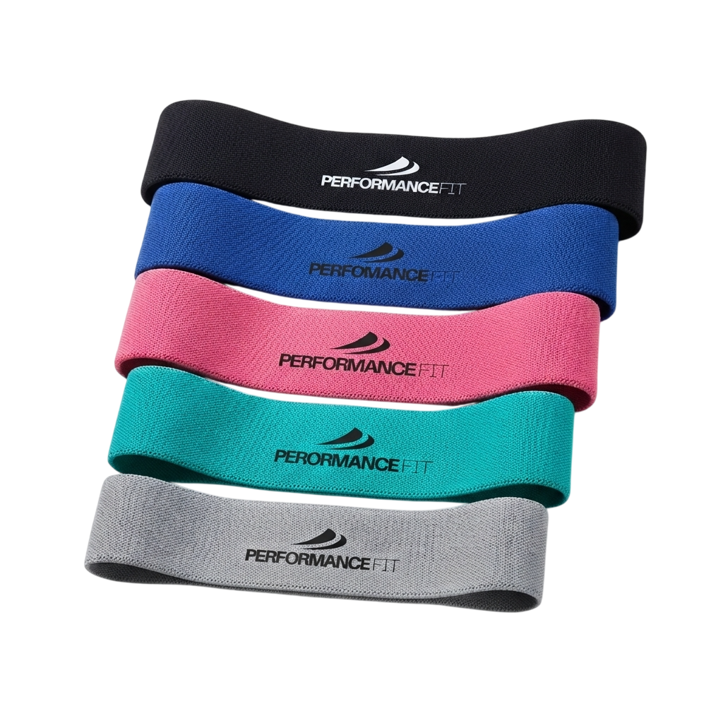 Kit 5 Faixas Elasticas Mini Band Exercicios Em Casa Extensor Academia