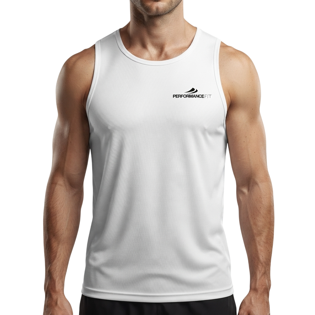 Regata Dry Fit Masculina Branca