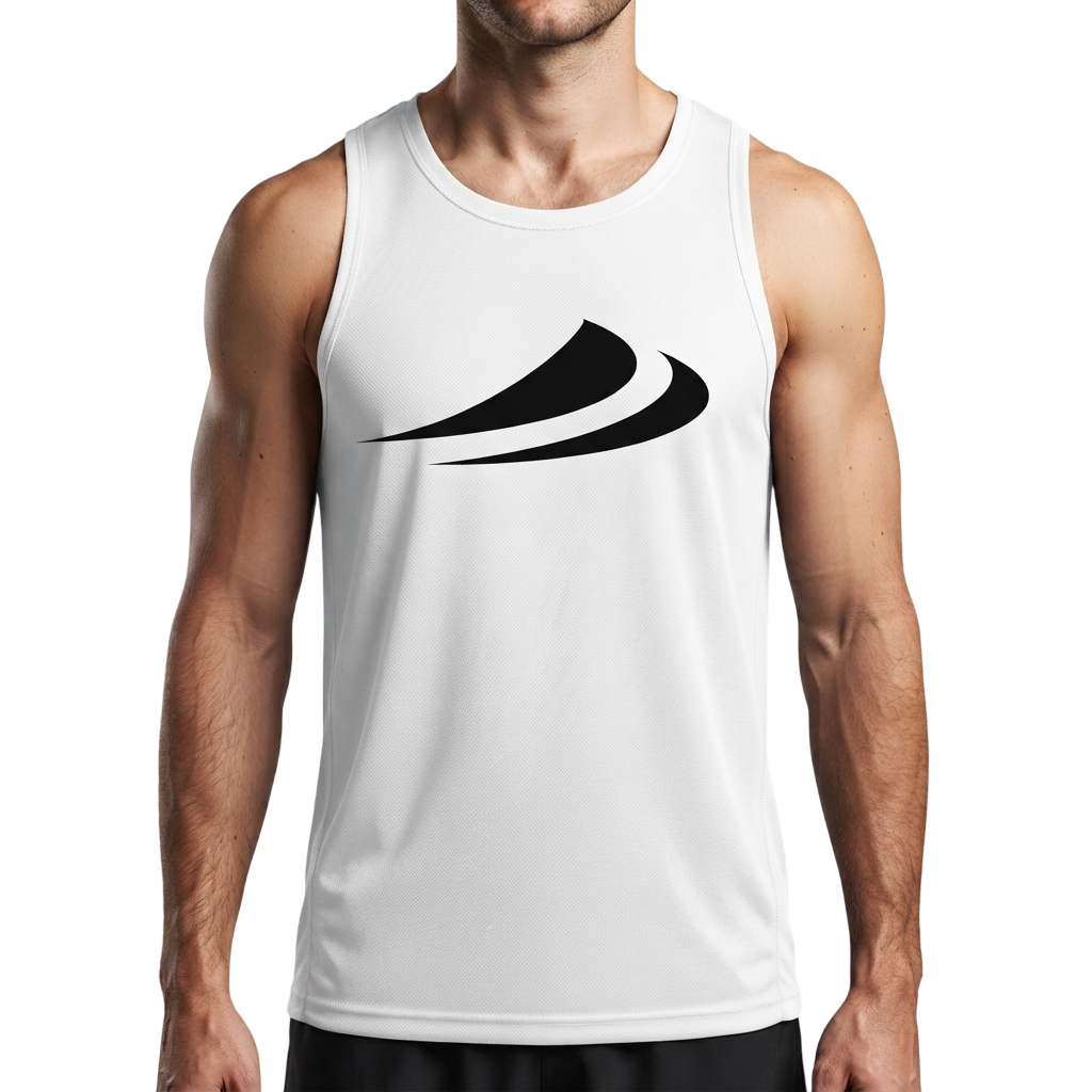 Regata Dry Fit Masculina Branca