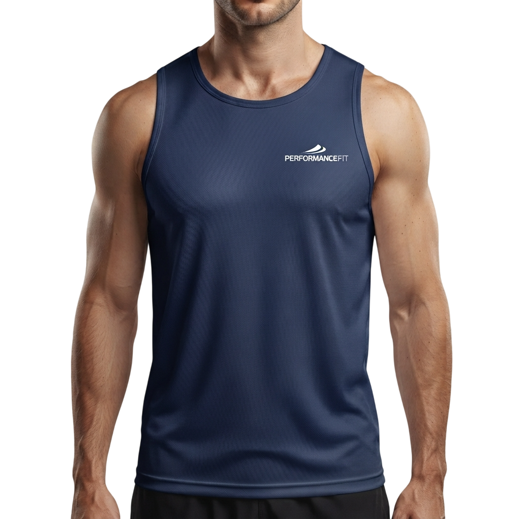 Regata Dry Fit Masculina Azul
