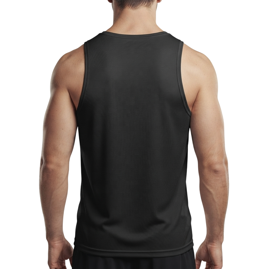 Regata Dry Fit Masculina Preta