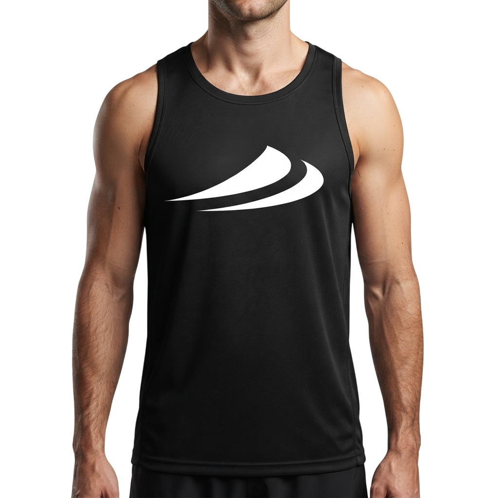 Regata Dry Fit Masculina Preta