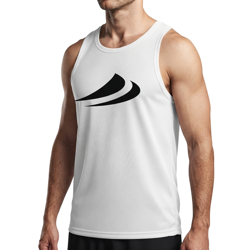 Regata Dry Fit Masculina Branca