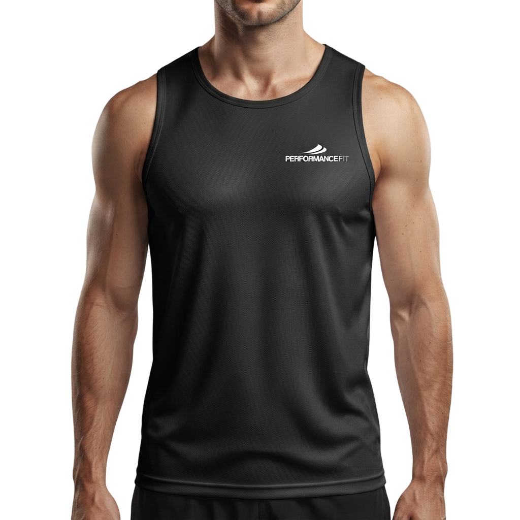 Regata Dry Fit Masculina Preta
