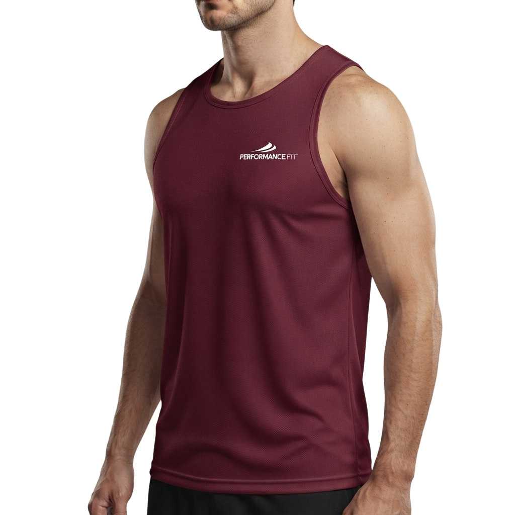 Regata Dry Fit Masculina Vermelha