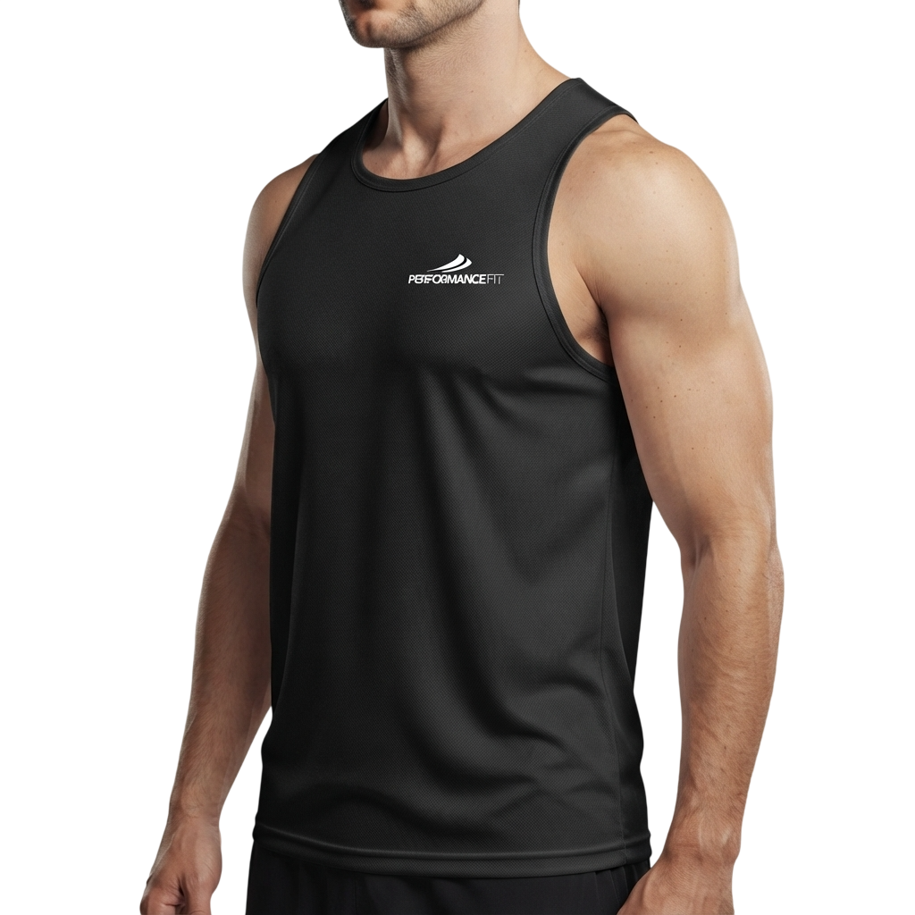 Regata Dry Fit Masculina Preta